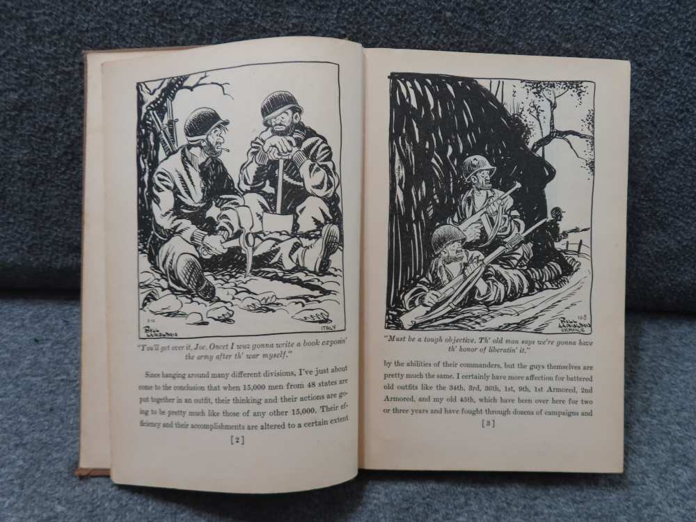 ORIGINAL WWII 1945 DATED COPY OF "UP FRONT" BOOK WRITTEN BY BILL MAULDIN-img-7