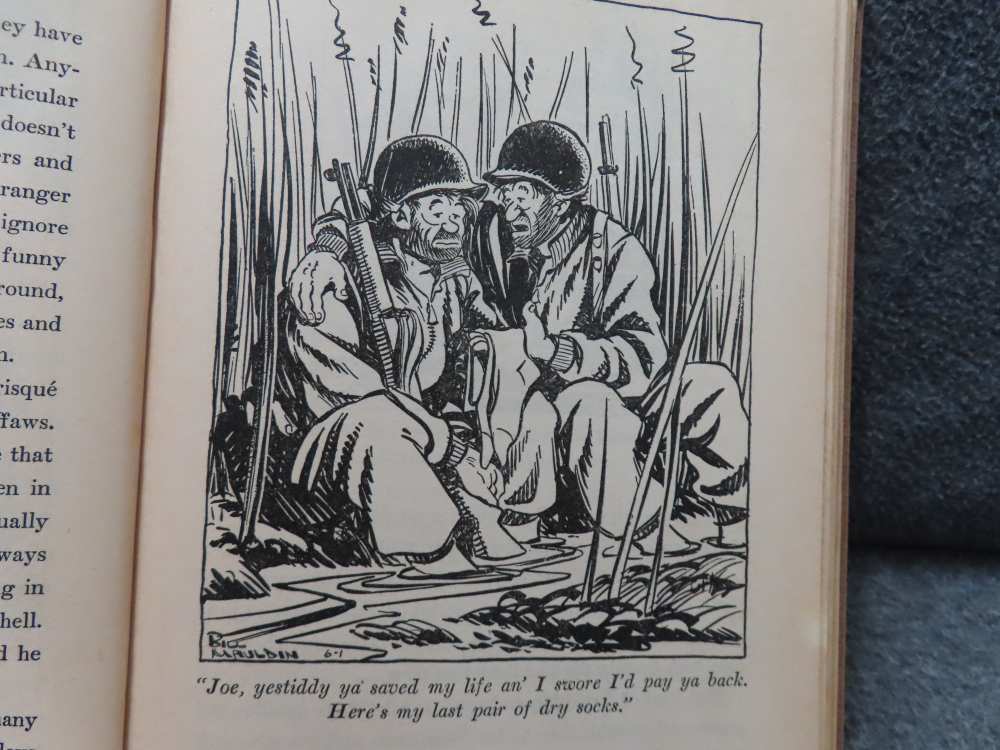 ORIGINAL WWII 1945 DATED COPY OF "UP FRONT" BOOK WRITTEN BY BILL MAULDIN-img-9