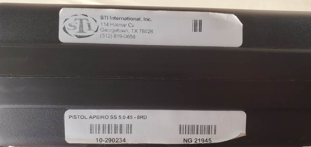 STI (Staccato), APEIRO (1911), 45 acp, Like New In Box-img-22