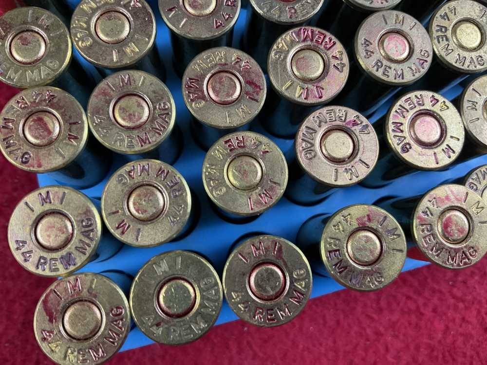 Vintage SAMSON 44 mag ammo box partial 44 magnum ammunition IMI ISRAEL -img-2