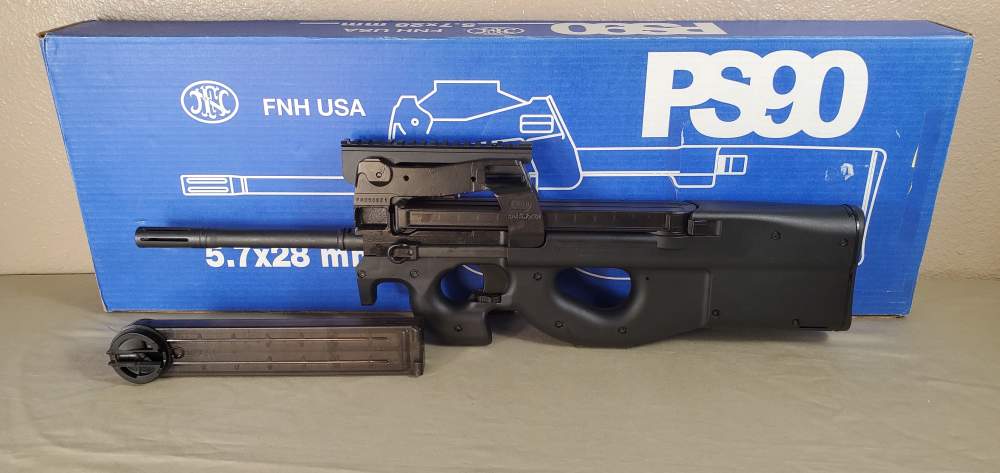 FN PS90, 5.7x28mm, Black Stock, Picatinny Rail, Factory Box-img-0