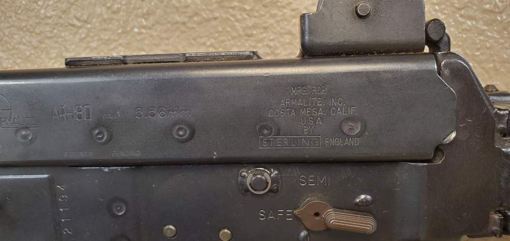 Sterling Armalite AR-180, 5.56mm, 18" Barrel, Folding Stock-img-8