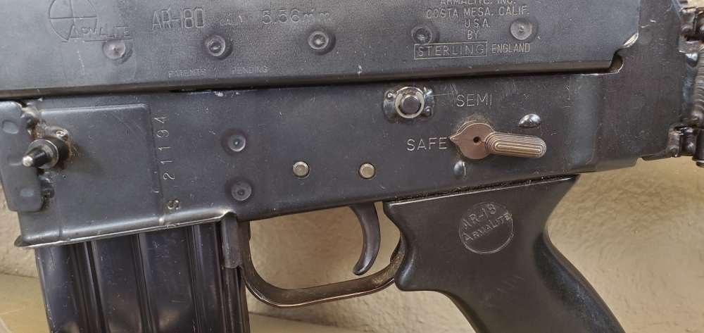 Sterling Armalite AR-180, 5.56mm, 18" Barrel, Folding Stock-img-9