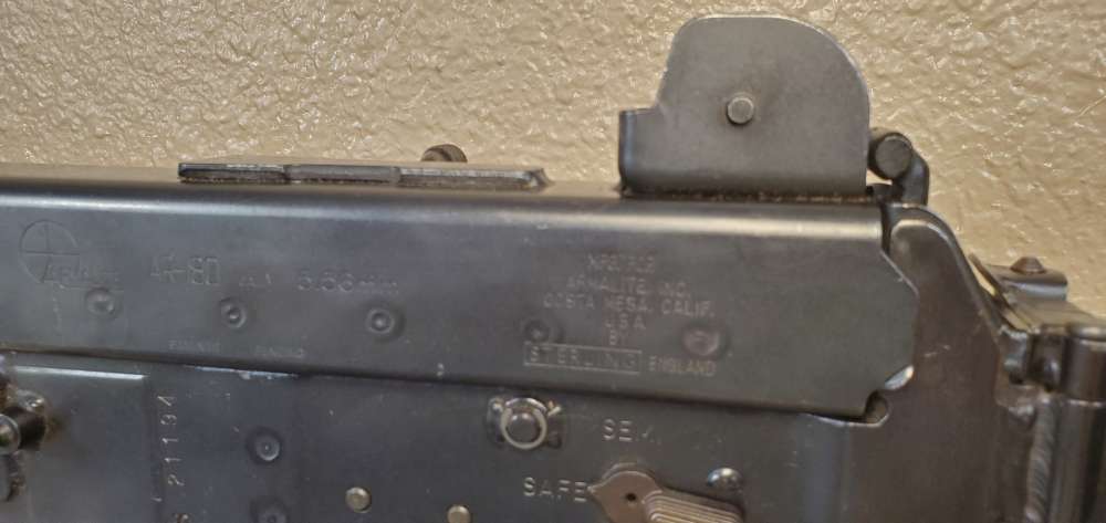 Sterling Armalite AR-180, 5.56mm, 18" Barrel, Folding Stock-img-7