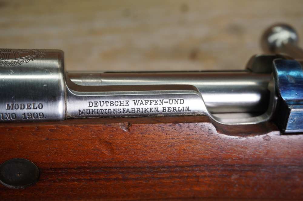 DWM Argentina contract Mauser 1909 UNISSUED matching German GEW 98 7.65x53 -img-58