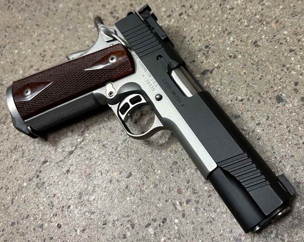 Kimber 1911 Super Match II 5" 45ACP Custom Shop .45 Stainless Steel-img-1