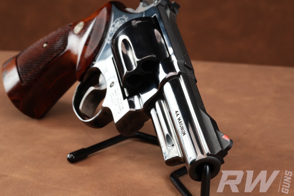 1973 Smith & Wesson Model 29-2 .44 Magnum 4" P&R Factory Blue w/ Case-img-23