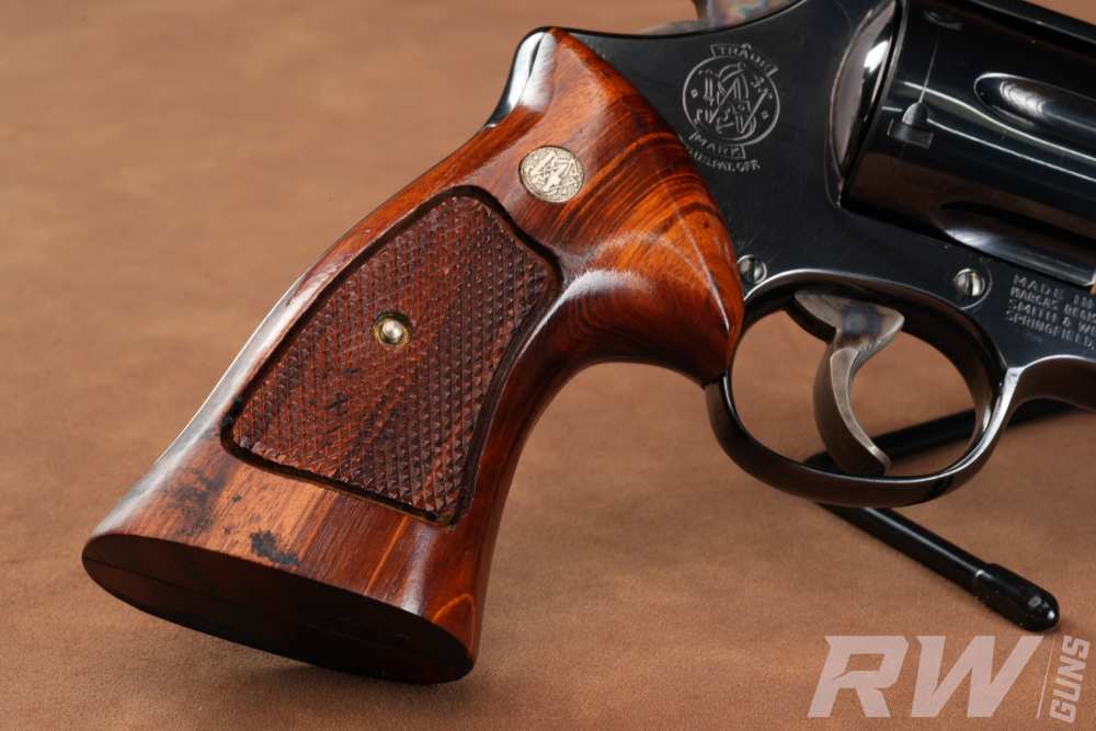 1973 Smith & Wesson Model 29-2 .44 Magnum 4" P&R Factory Blue w/ Case-img-19