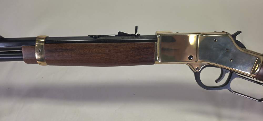 Henry Big Boy Brass 44 Mag Lever Action Rifle Octagon Barrel -img-10