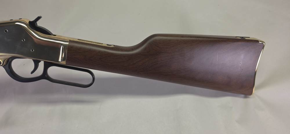 Henry Big Boy Brass 44 Mag Lever Action Rifle Octagon Barrel -img-11