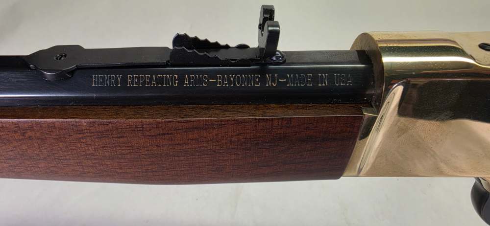 Henry Big Boy Brass 44 Mag Lever Action Rifle Octagon Barrel -img-13