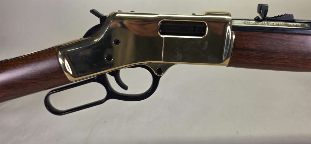 Henry Big Boy Brass 44 Mag Lever Action Rifle Octagon Barrel -img-5