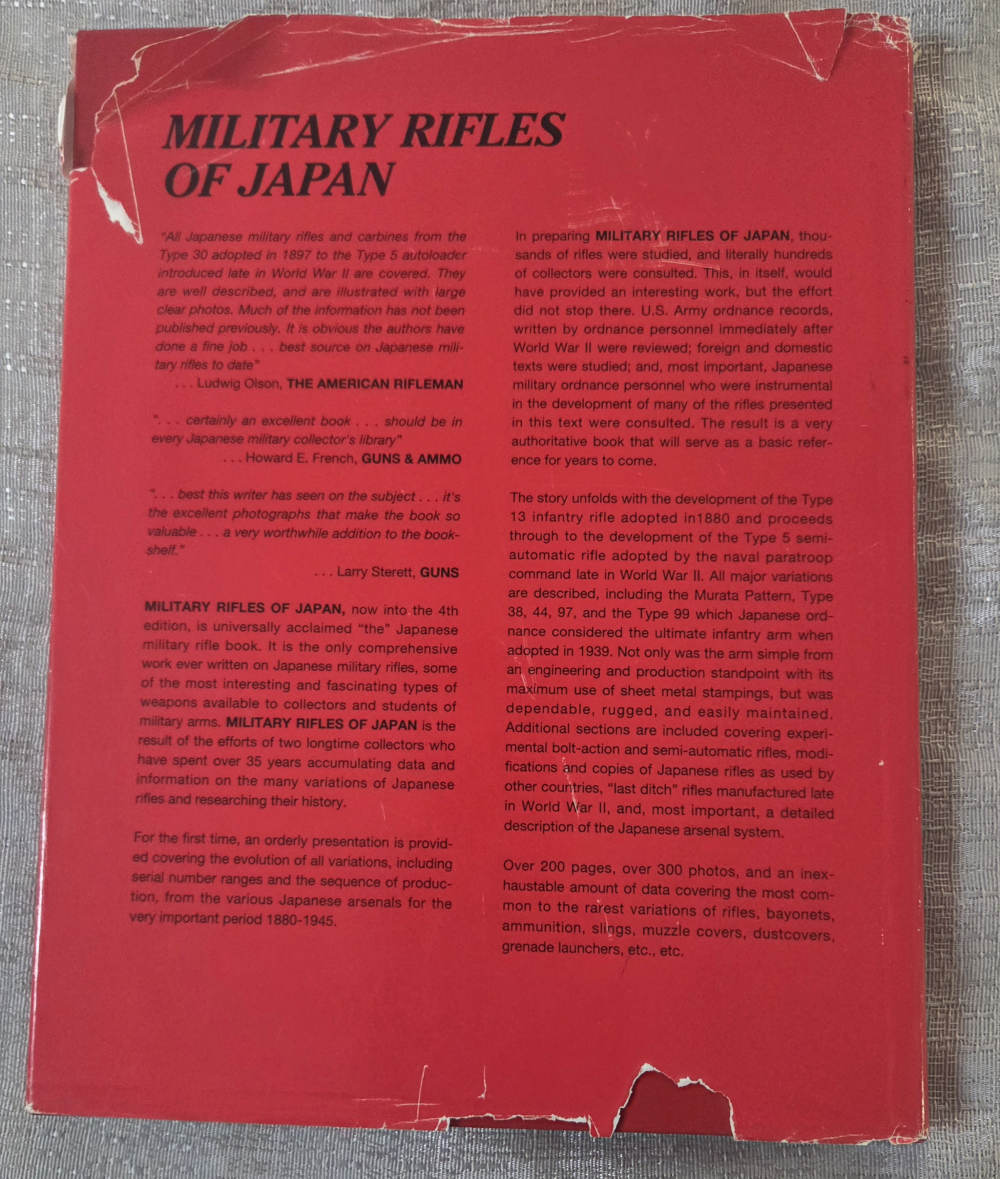 Military Rifles of Japan 4th Edition collectors book-img-1