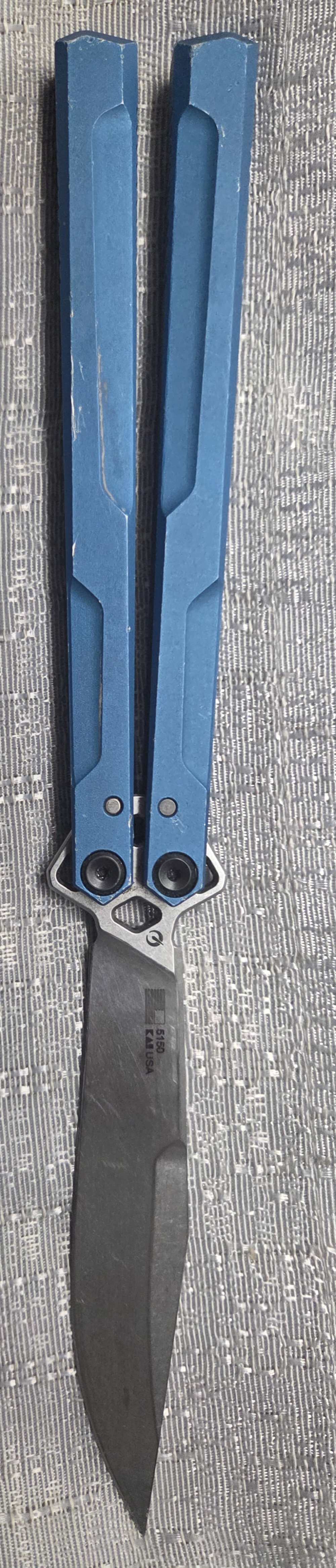 Kershaw LUCHA With Custom Flytanium Handle knife-img-0