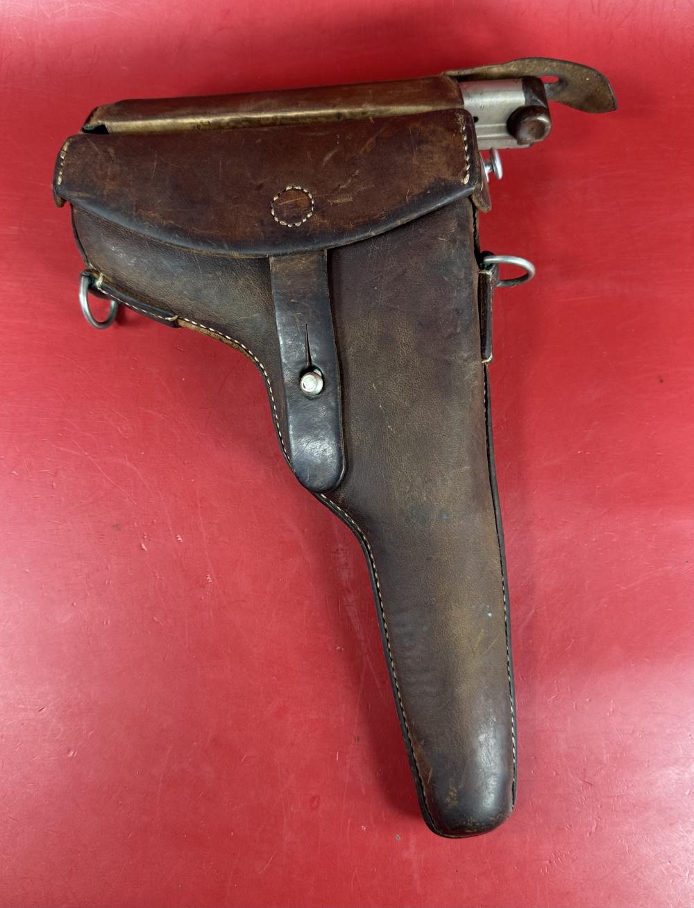 1920 German Erfurt P08 Luger 9mm Holster. Tool. 2 mags Excellent Condition-img-16
