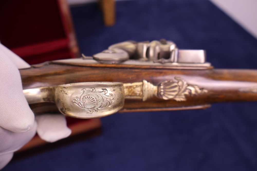 US HISTORICAL SOCIETY GEORGE WASHINGTON WEST POINT FLINTLOCK PISTOLS 1976 -img-6