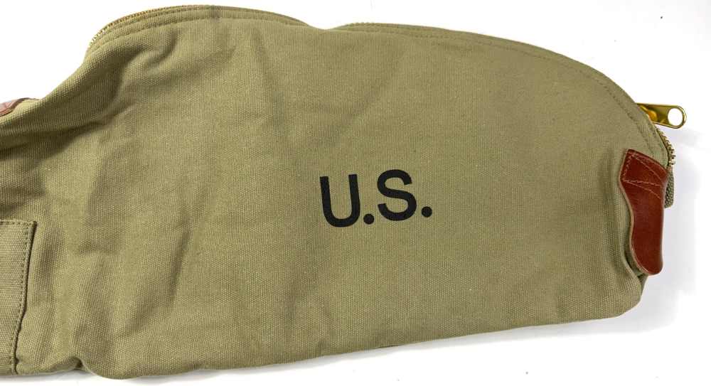 WWII US ARMY M1 CARBINE RIFLE PADDED SCABBARD CARRY CASE-OD#3-img-1