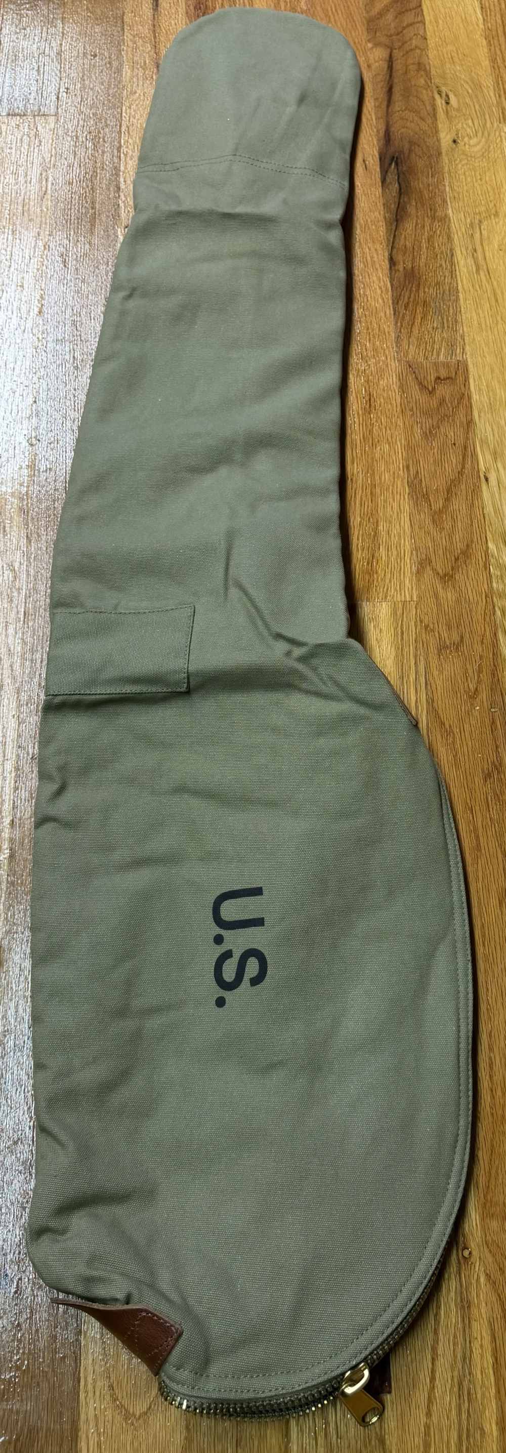 WWII US ARMY M1 GARAND RIFLE PADDED SCABBARD CARRY CASE-OD#3-img-5