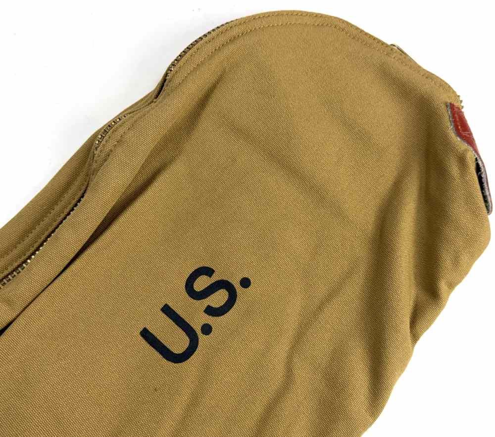 WWII US ARMY M1 GARAND  RIFLE PADDED SCABBARD CARRY CASE-KHAKI-img-1
