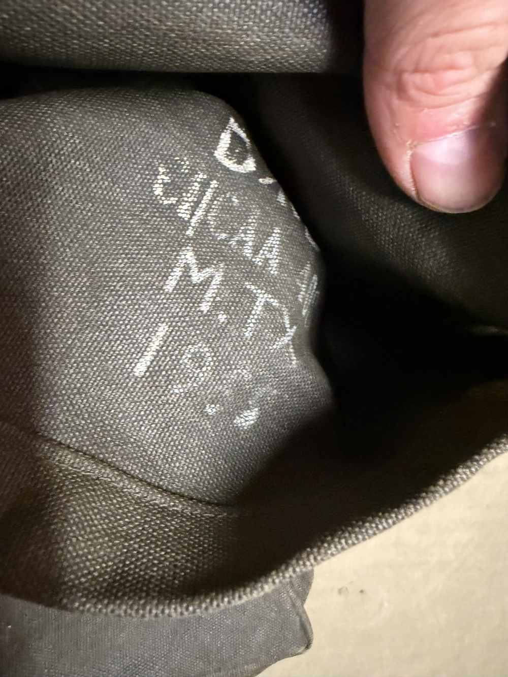 RARE ORIGINAL WWII BRITISH BREN GUN CARRY COVER CASE- POST WAR DATED-img-8