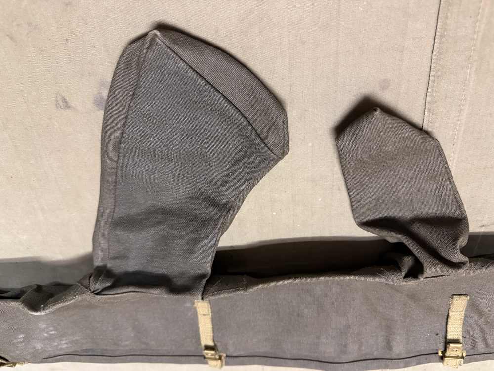 RARE ORIGINAL WWII BRITISH BREN GUN CARRY COVER CASE- POST WAR DATED-img-3