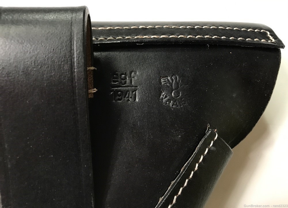 WWII GERMAN WALTHER PPK PISTOL HOLSTER-BLACK-img-2