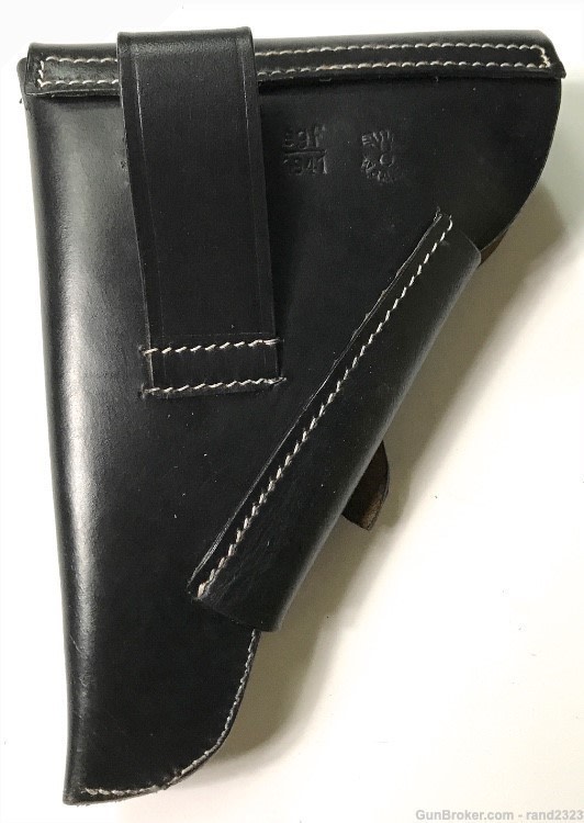 WWII GERMAN WALTHER PPK PISTOL HOLSTER-BLACK-img-1
