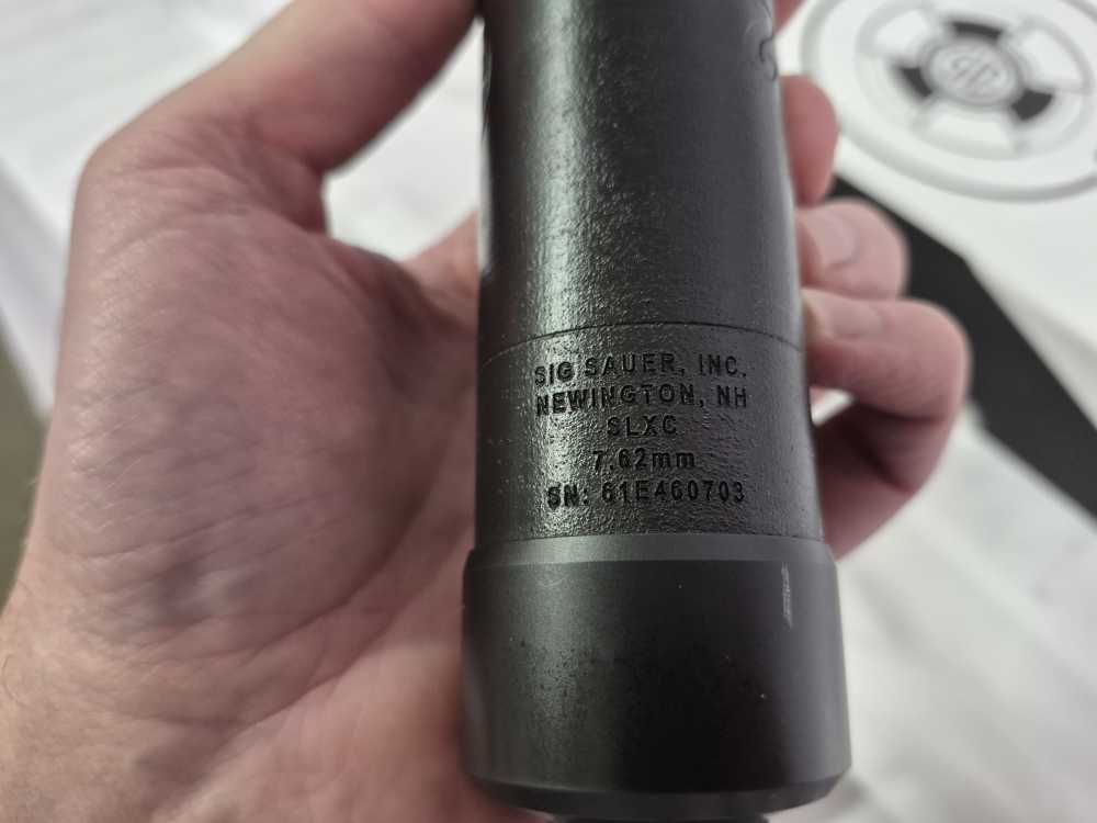Sig Sauer SLX762C SLX-C Compact 7.62 Suppressor Direct Thread - Preowned -img-2