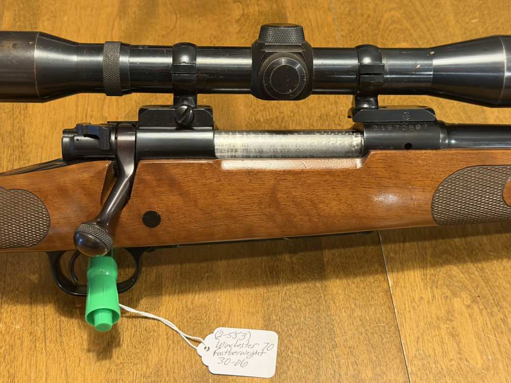 Winchester 70 Featherweight 30-06 w/ Weaver K4 scope VERY NICE (2-553)-img-4