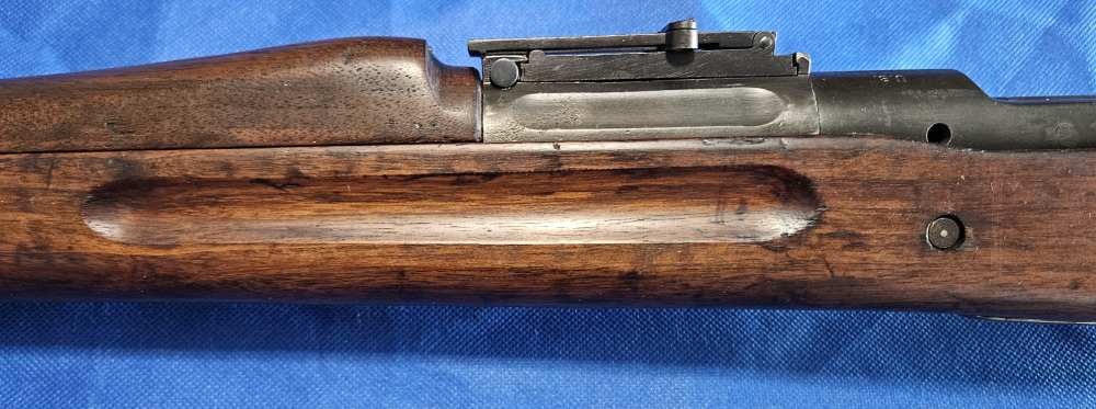 1903 Springfield WWII USMC rifle 1913 Low SN, SA 5-42 Bbl, orig ’03 S-Stk, -img-9