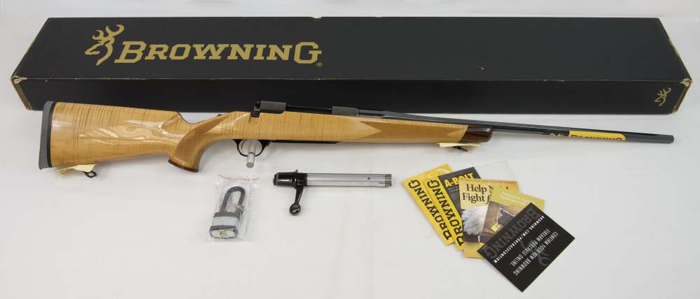 RARE Browning A Bolt II Medallion MAPLE .25-06 24" OCTAGON BARREL BOXED-img-0