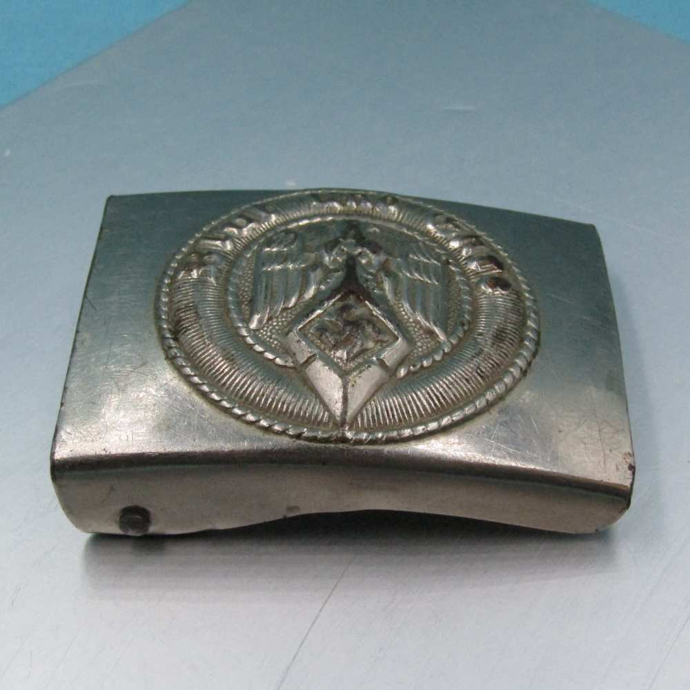 WW2 German HJ Youth Belt Buckle LRM KH/13 Blut und Ehre W36-img-4