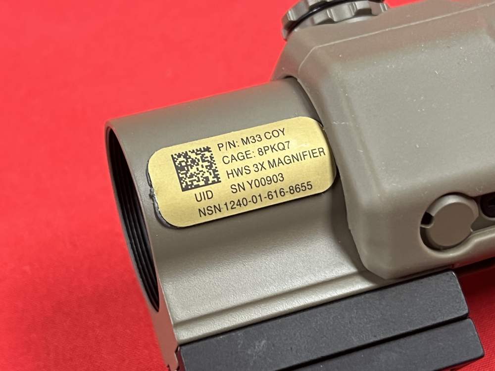 Rare EoTech M33 Coyote Clone Correct G33 3x Magnifier -img-5