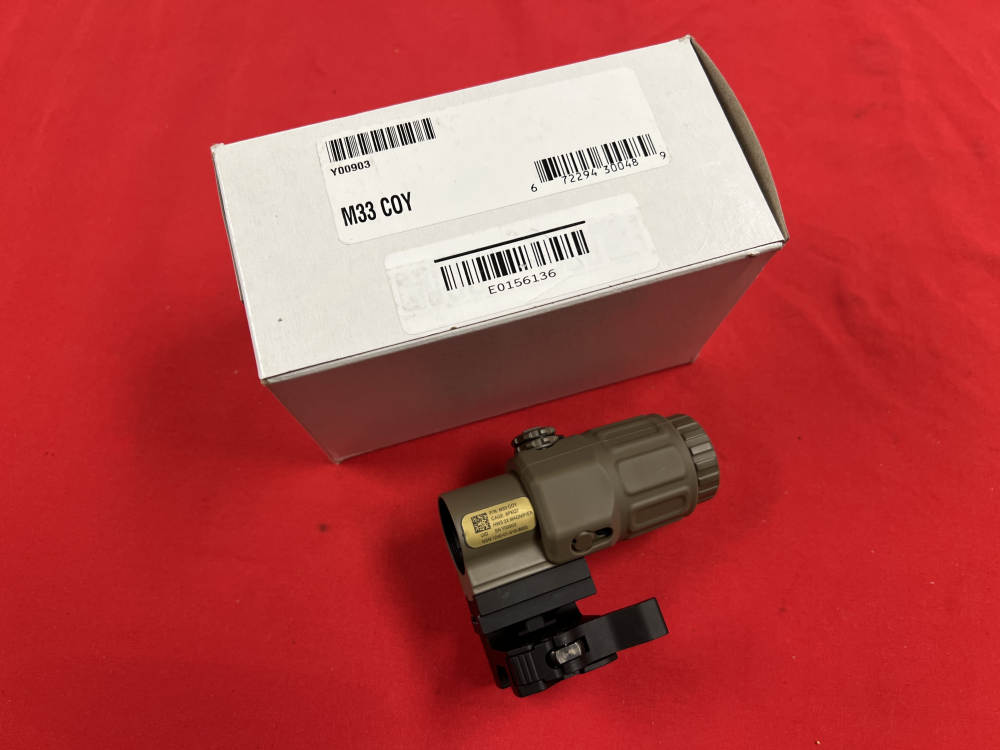 Rare EoTech M33 Coyote Clone Correct G33 3x Magnifier -img-0