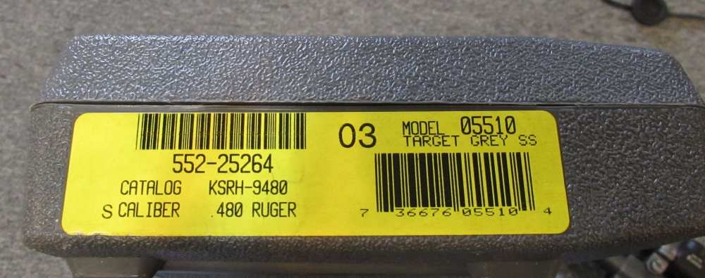 Ruger Target Gray Super Redhawk  in 480 Ruger-img-14