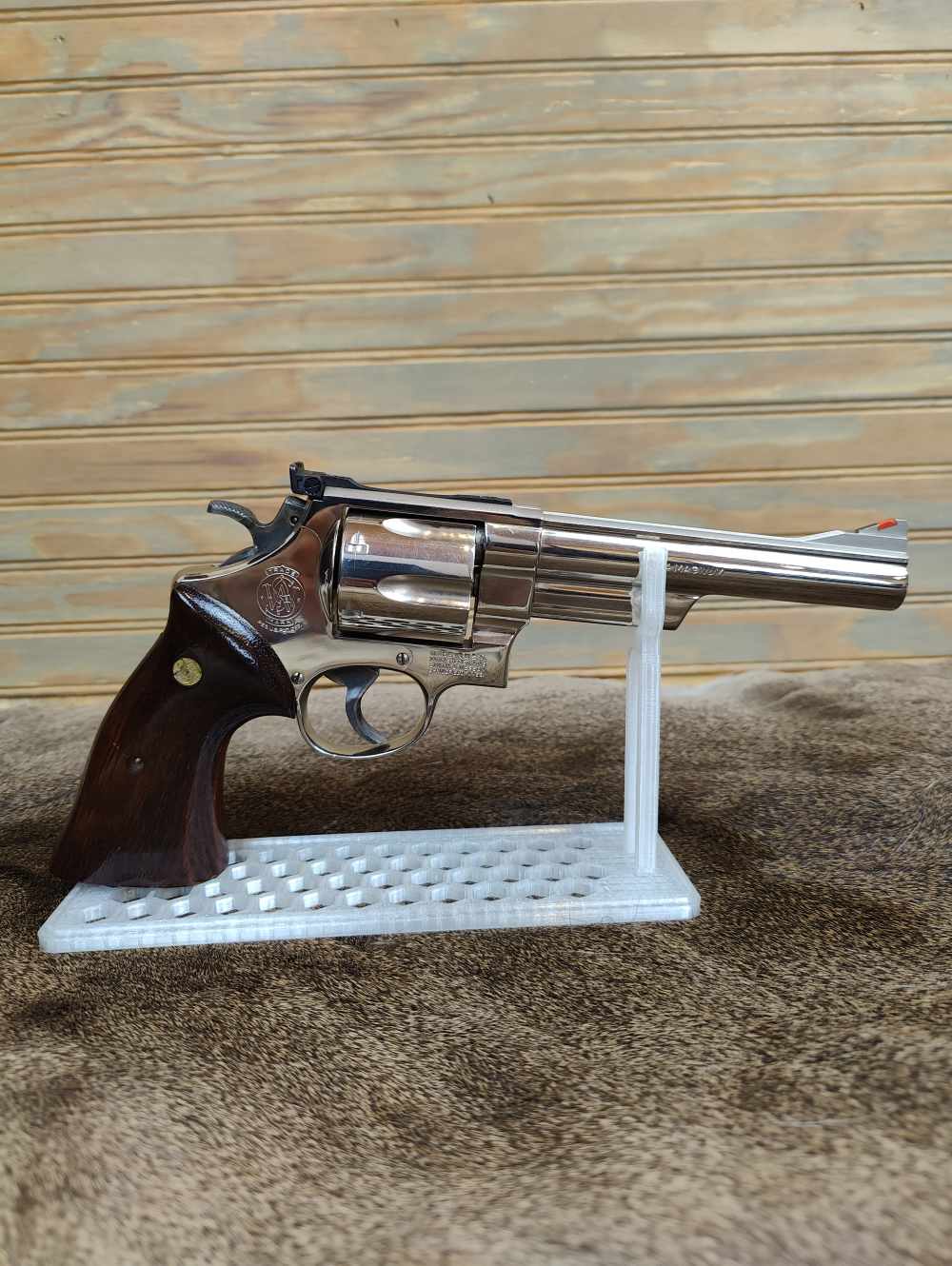 Smith & Wesson Model 29-3, Nickel 44 Magnum, 6" Barrel-img-0