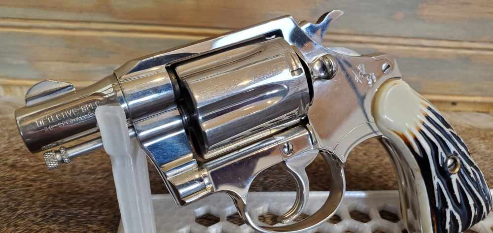 Colt Detective Special 2nd Issue, 38 Special, Nickel Plate, 2" Barrel, 1961-img-3