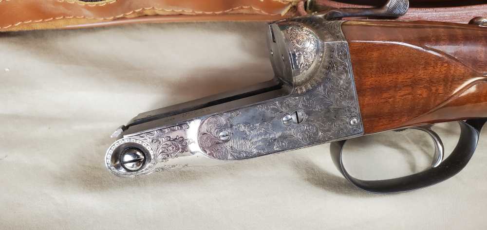 Winchester Parker Reproduction, 20 Gauge, Side by Side, 26" Barrel, Case-img-2
