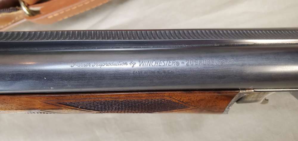 Winchester Parker Reproduction, 20 Gauge, Side by Side, 26" Barrel, Case-img-11