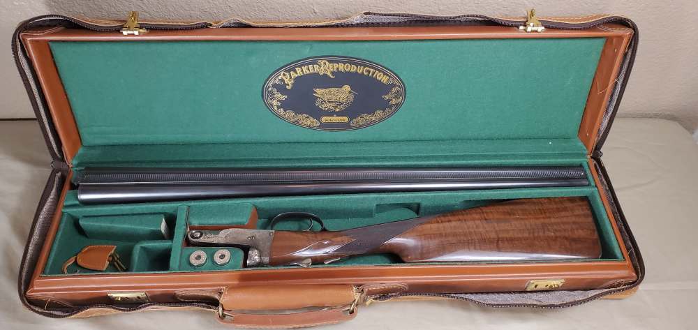 Winchester Parker Reproduction, 20 Gauge, Side by Side, 26" Barrel, Case-img-0