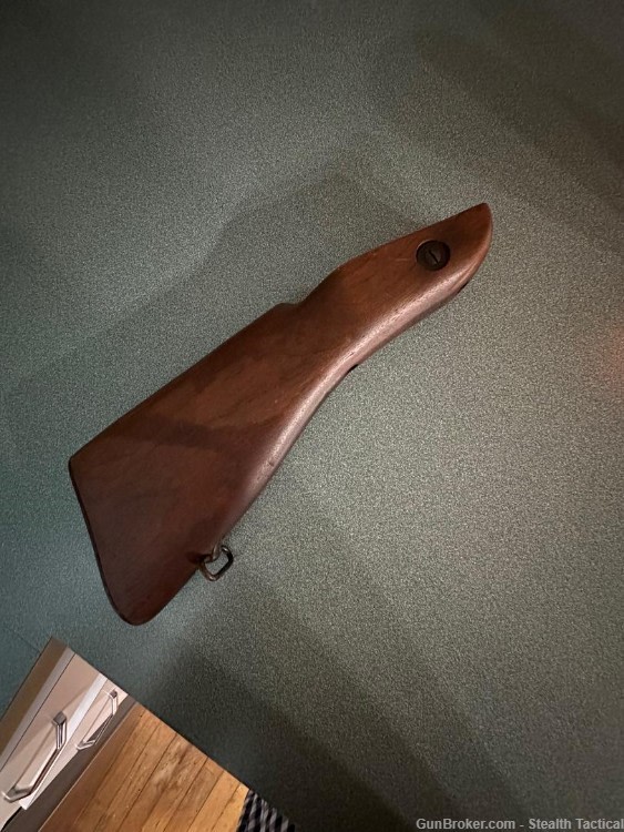 WWII Thompson Rear Stock Assembly Excellent Condition-img-0