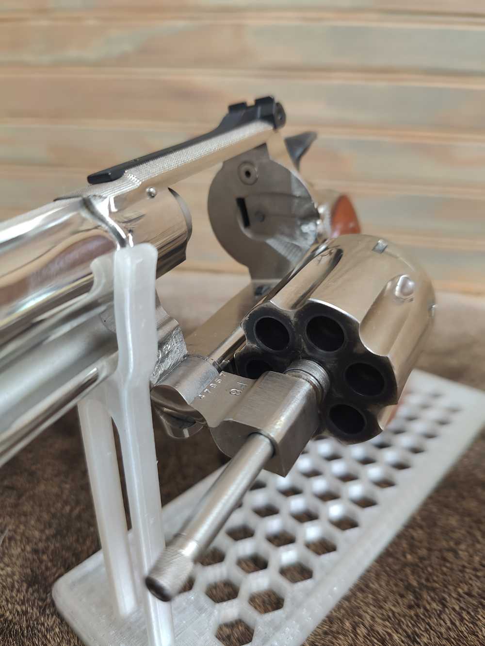 Smith & Wesson Model 27-2, Nickel, .357 Magnum, 5" Barrel, Mfg. 1977-1978-img-14