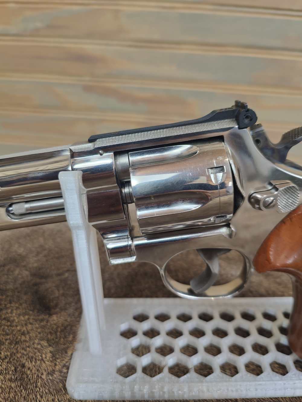 Smith & Wesson Model 27-2, Nickel, .357 Magnum, 5" Barrel, Mfg. 1977-1978-img-11