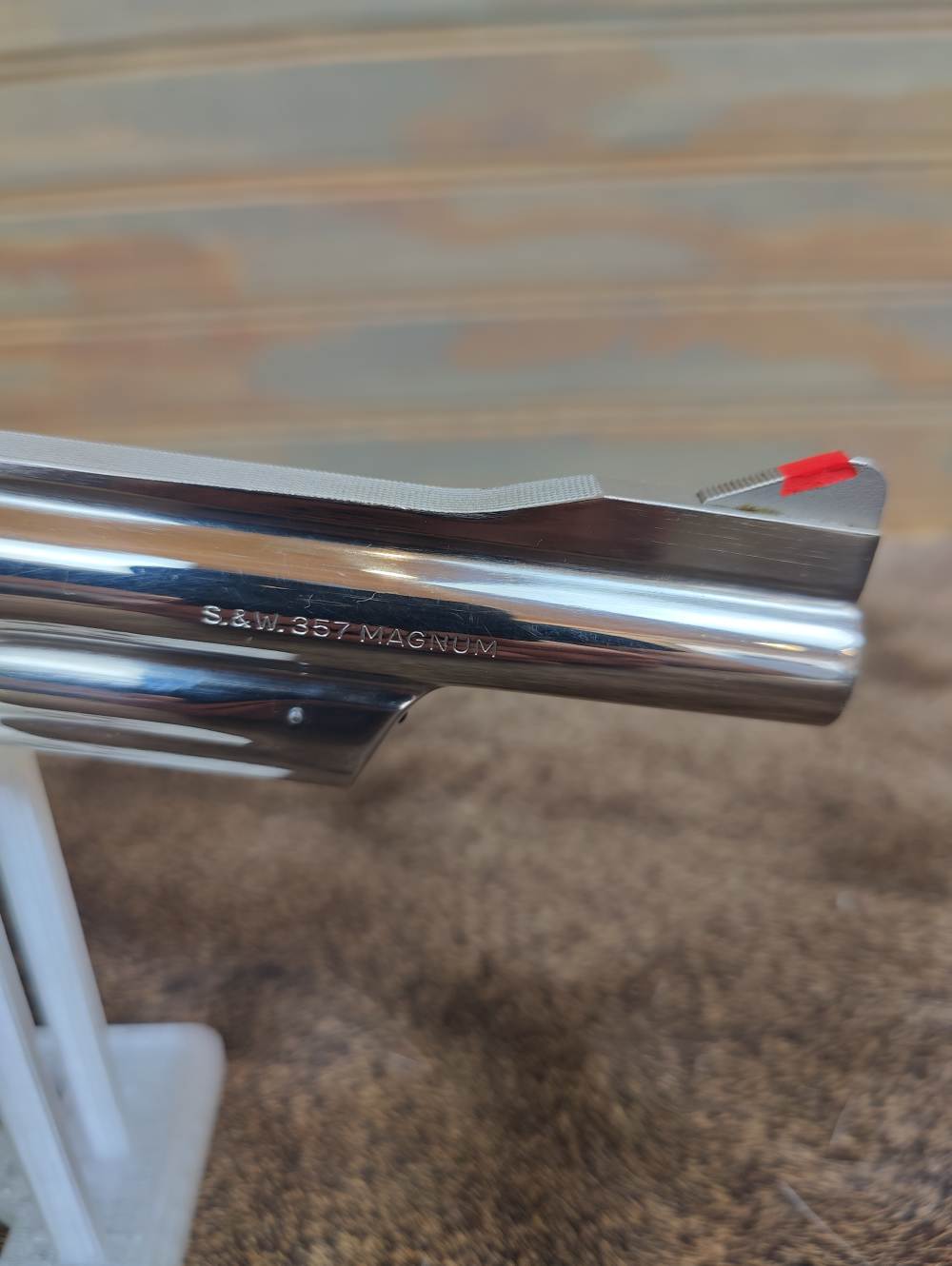 Smith & Wesson Model 27-2, Nickel, .357 Magnum, 5" Barrel, Mfg. 1977-1978-img-5