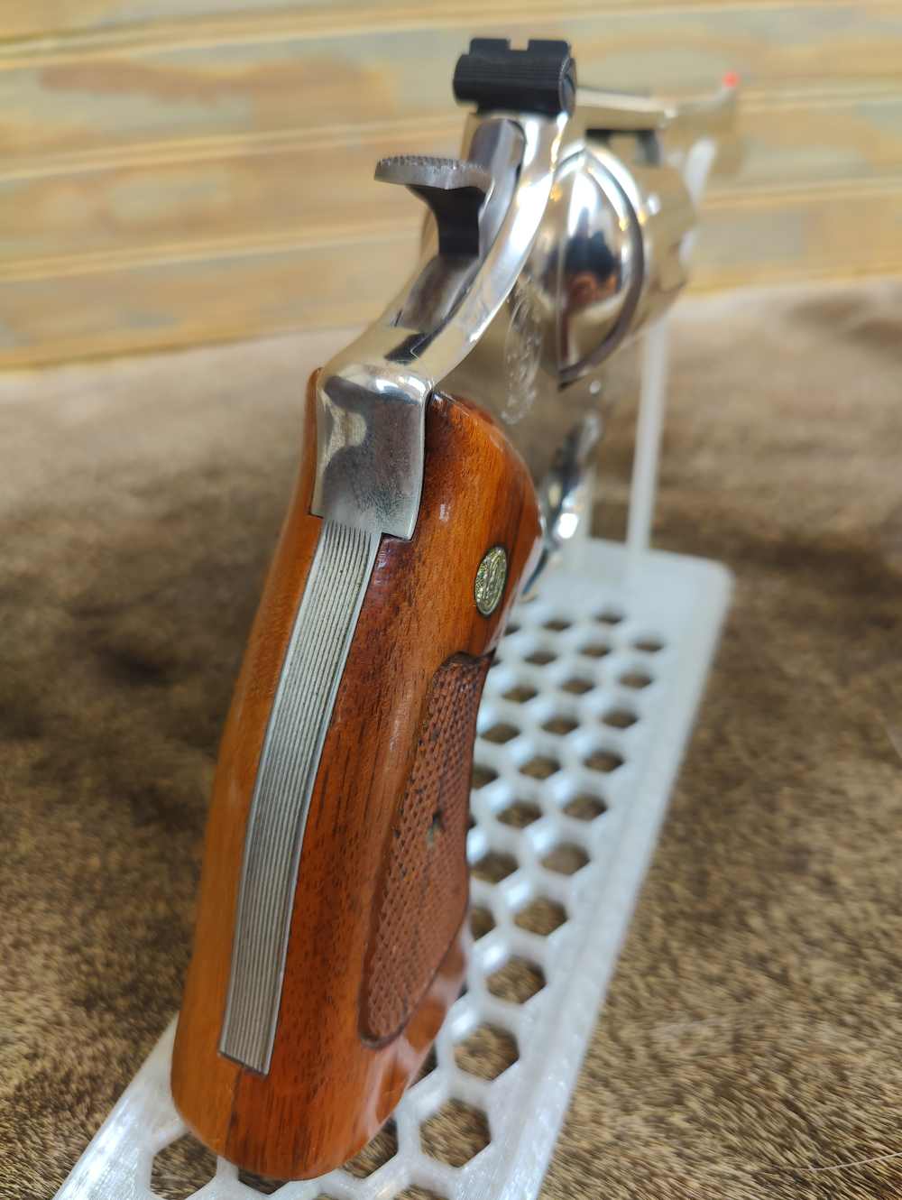 Smith & Wesson Model 27-2, Nickel, .357 Magnum, 5" Barrel, Mfg. 1977-1978-img-8