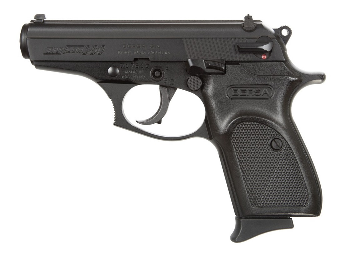 Bersa USA T380M8 Thunder Micro-Compact 380 ACP 8+1, 3.50in Black Steel Barr-img-1