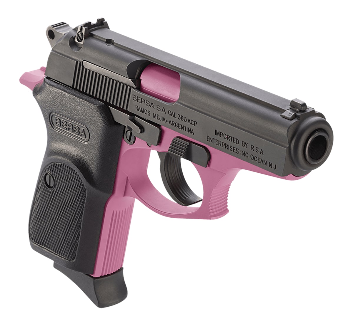 Bersa USA T380PNK8 Thunder Micro-Compact 380 ACP 8+1 3.50in Pink Cerakote S-img-0