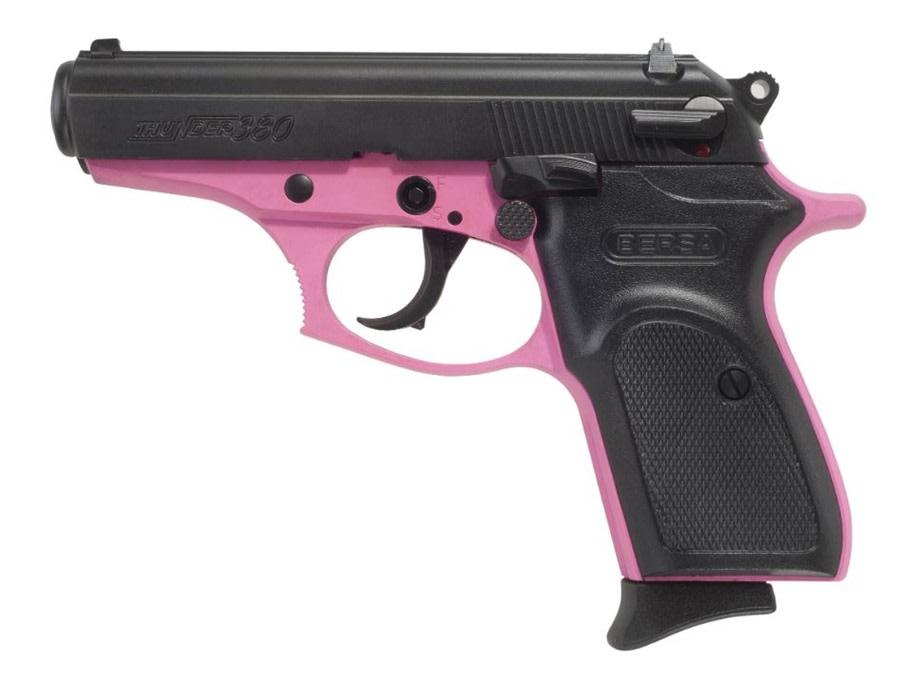 Bersa USA T380PNK8 Thunder Micro-Compact 380 ACP 8+1 3.50in Pink Cerakote S-img-1