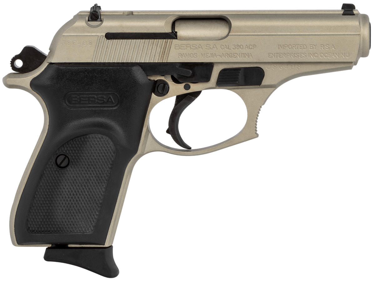 Bersa T380NKL8 Thunder Micro-Compact 380 ACP 8+1, 3.50in Satin Nickel Steel-img-1