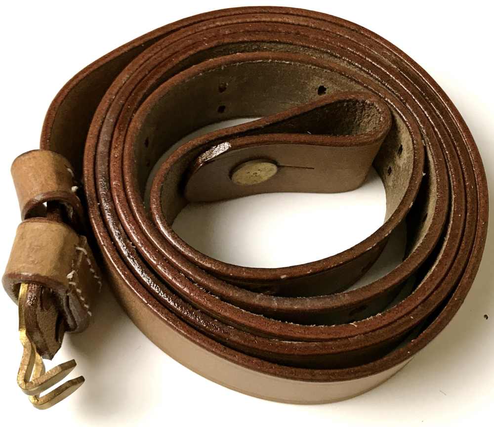 INDIAN WARS US ARMY M1873 TRAPDOOR RIFLE LEATHER CARRY SLING-img-1